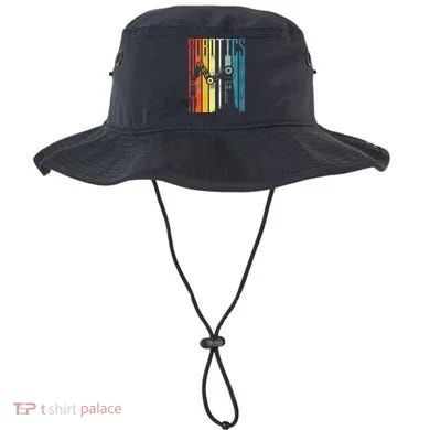Robot Robotics Engineer Retro Robotics Bucket Hat