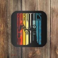 Robot Robotics Engineer Retro Robotics Coaster thumb 0