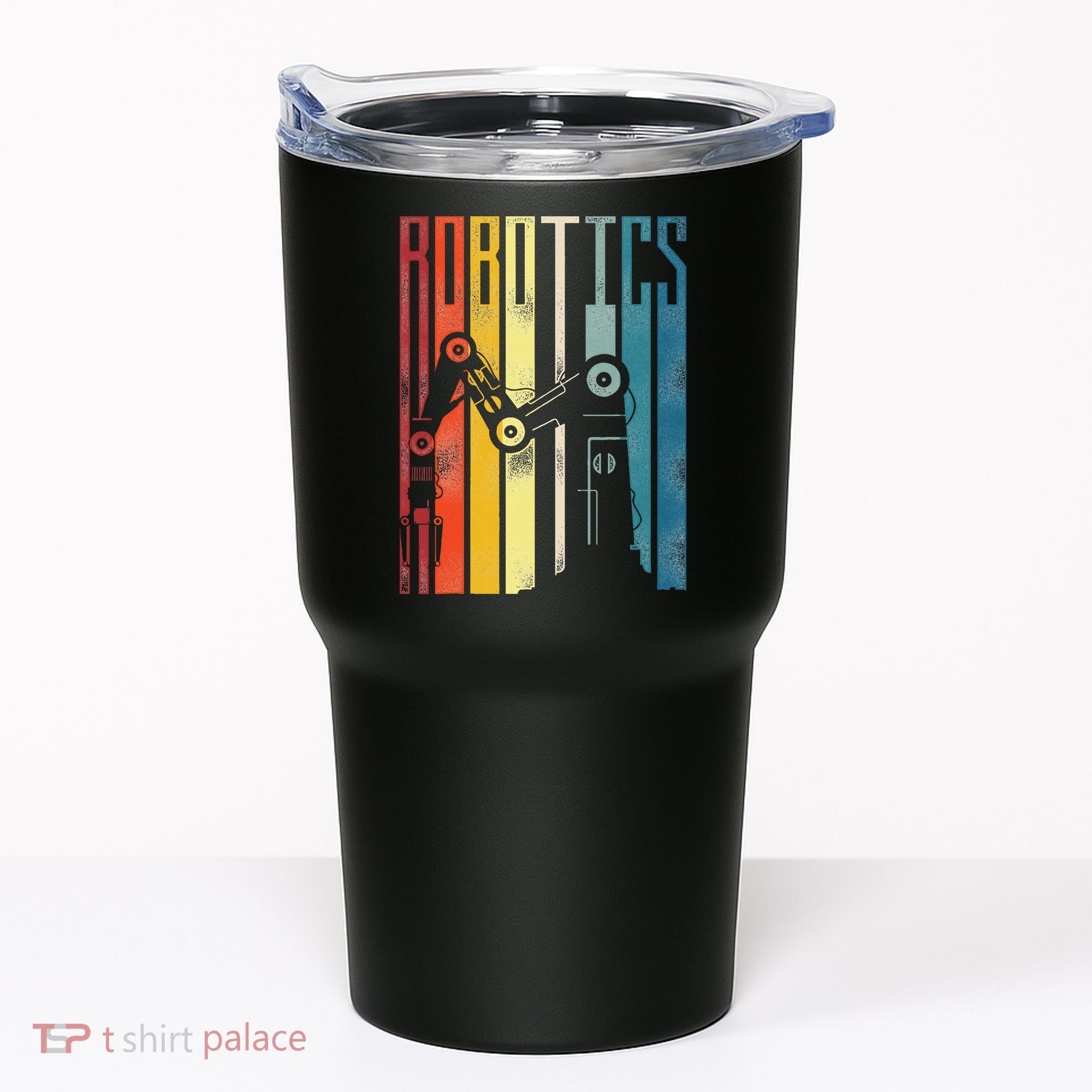 Robot Robotics Engineer Retro Robotics Tumbler