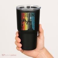 Robot Robotics Engineer Retro Robotics Tumbler thumb 2