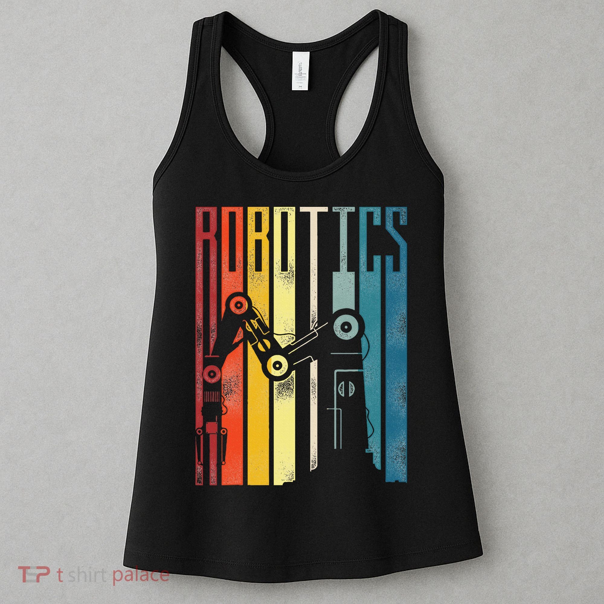 Robot Robotics Engineer Retro Robotics Women's Tank Top