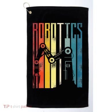 Robot Robotics Engineer Retro Robotics Golf Towel