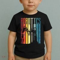 Robot Robotics Engineer Retro Robotics Toddler T-Shirt thumb 2