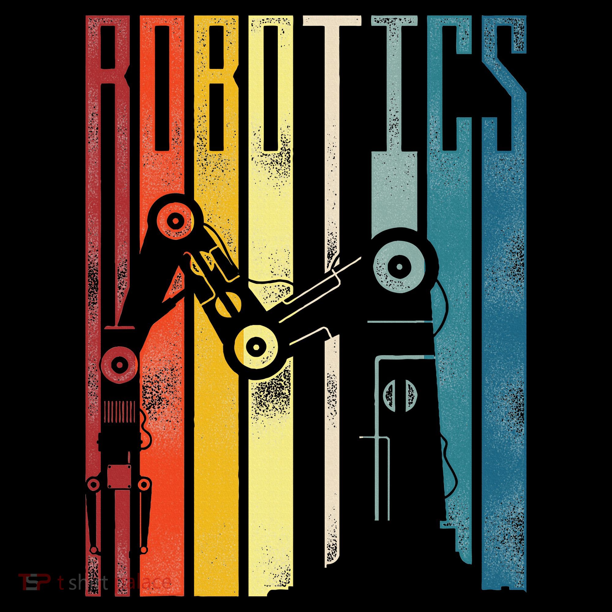 Robot Robotics Engineer Retro Robotics Toddler T-Shirt
