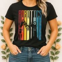 Robot Robotics Engineer Retro Robotics Women's T-Shirt thumb 2