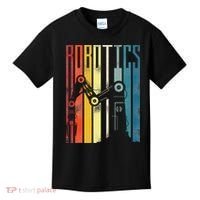 Robot Robotics Engineer Retro Robotics Kids T-Shirt thumb 0