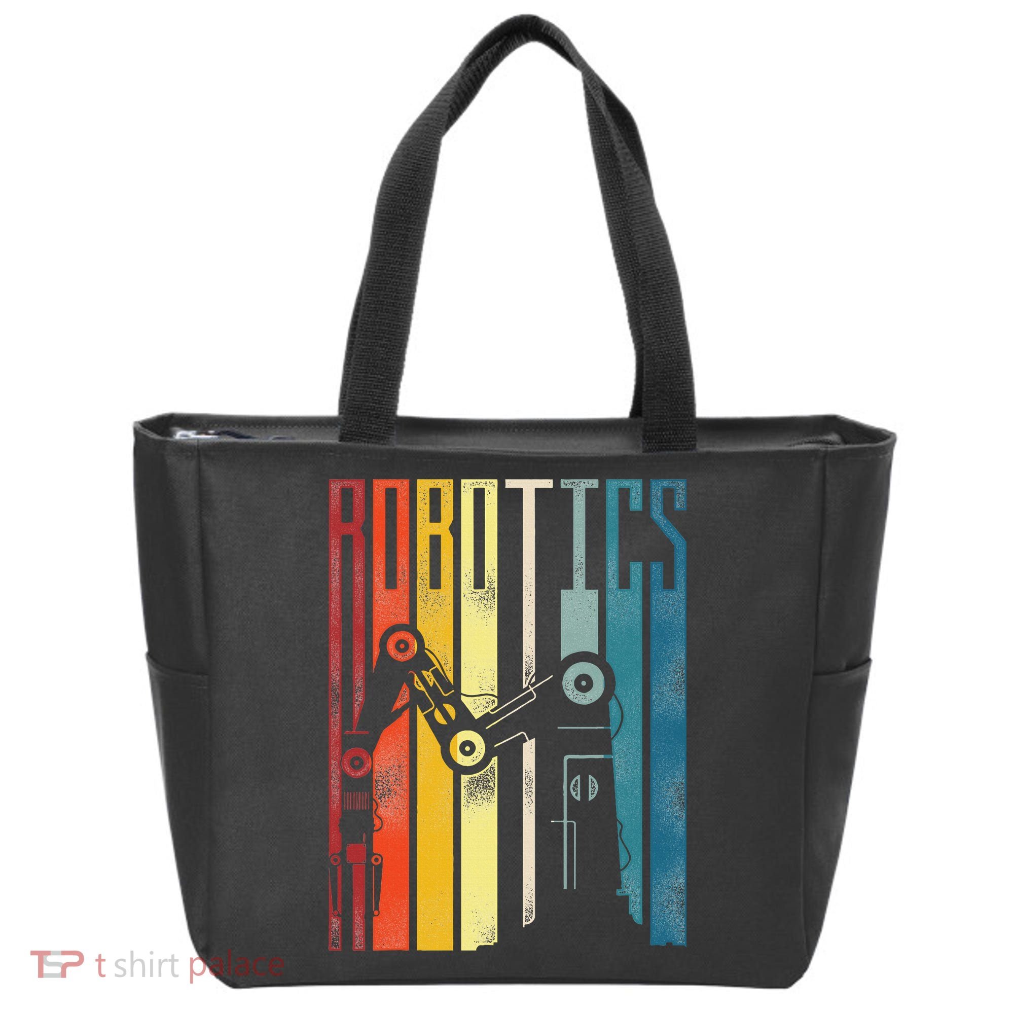 Robot Robotics Engineer Retro Robotics Tote Bag