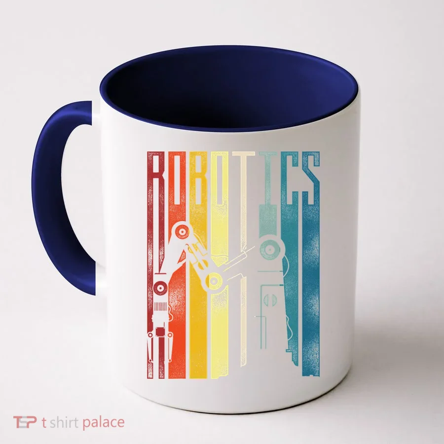 Robot Robotics Engineer Retro Robotics Coffee Mug