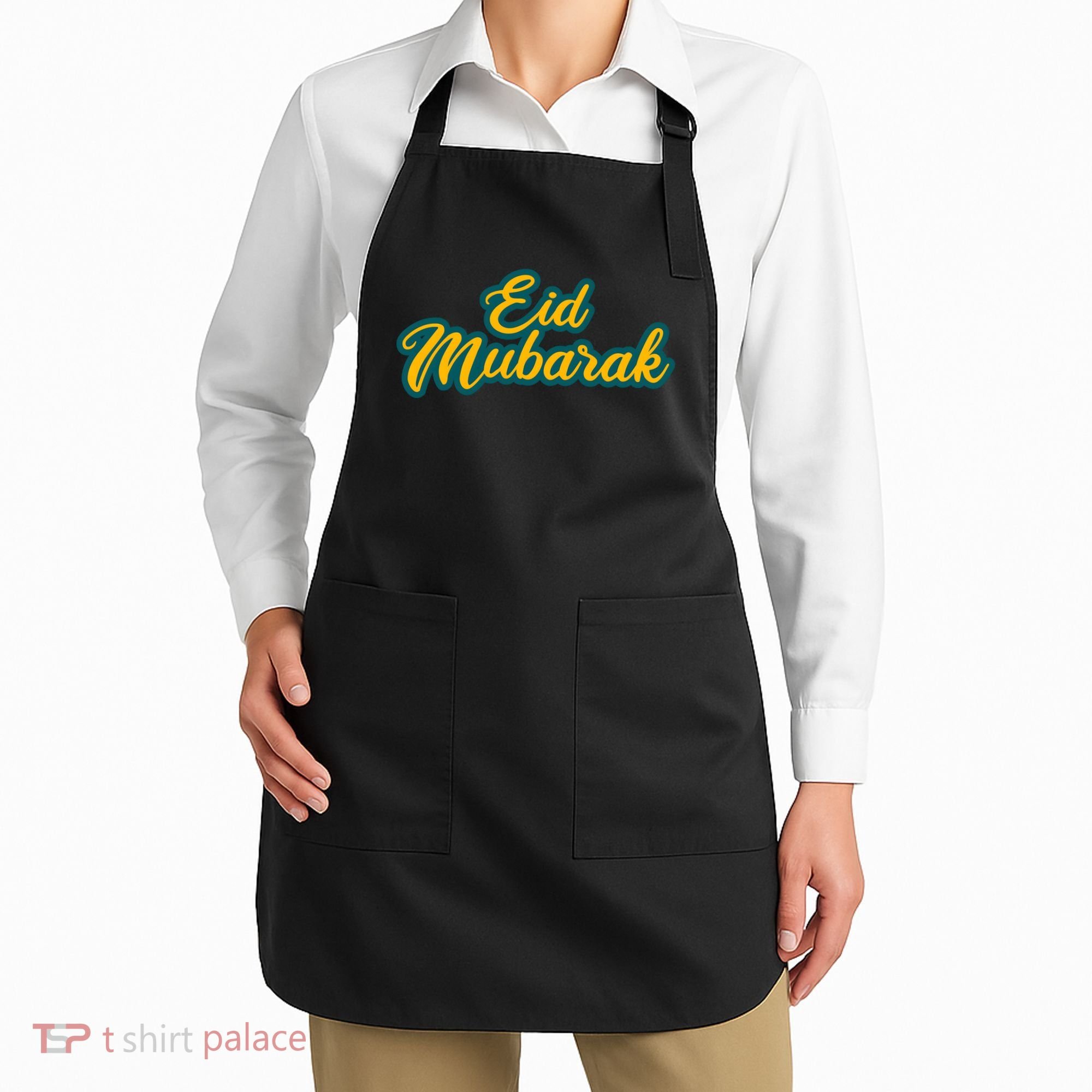 Retro Ramadan Eid Mubarak Apron
