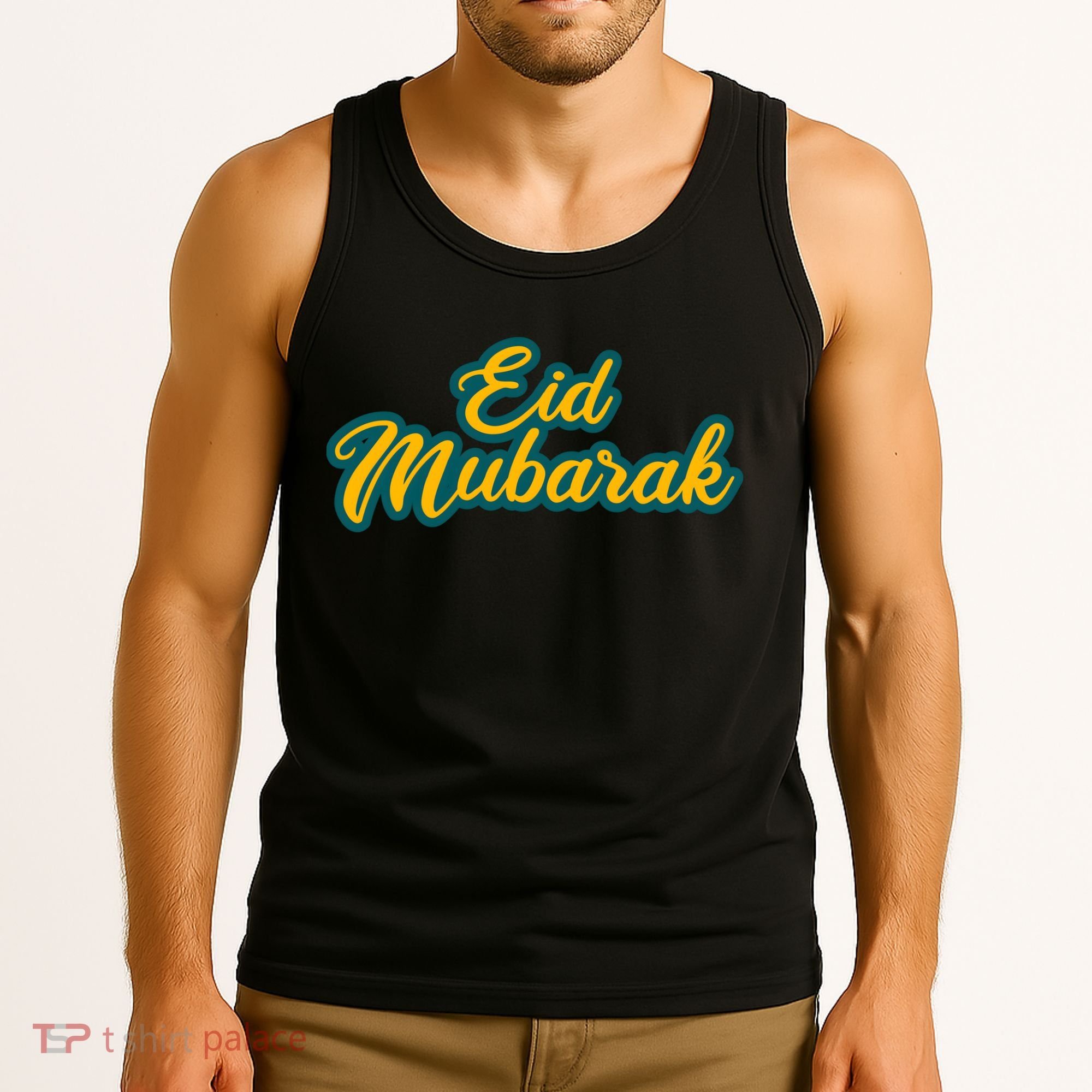 Retro Ramadan Eid Mubarak Tank Top