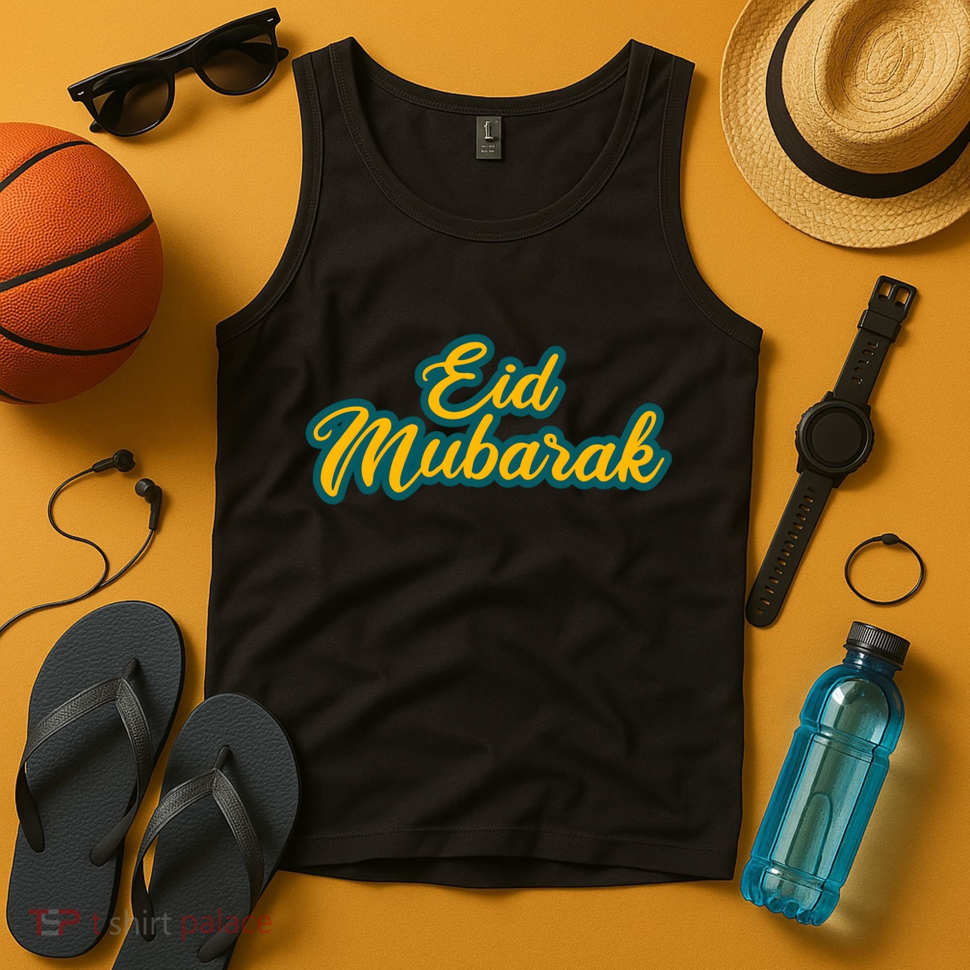 Retro Ramadan Eid Mubarak Tank Top