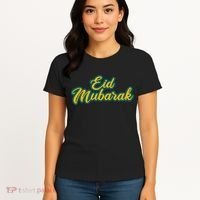 Retro Ramadan Eid Mubarak Women's T-Shirt thumb 4