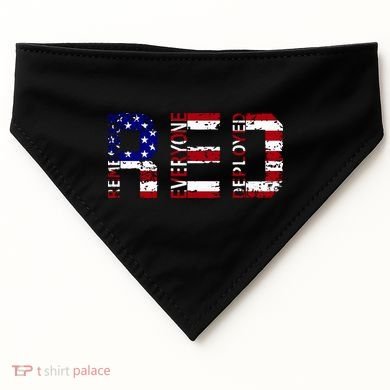 RED Remove Everyone Deployed USA-Made Doggie Bandana