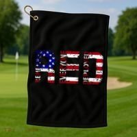 RED Remove Everyone Deployed Golf Towel thumb 1