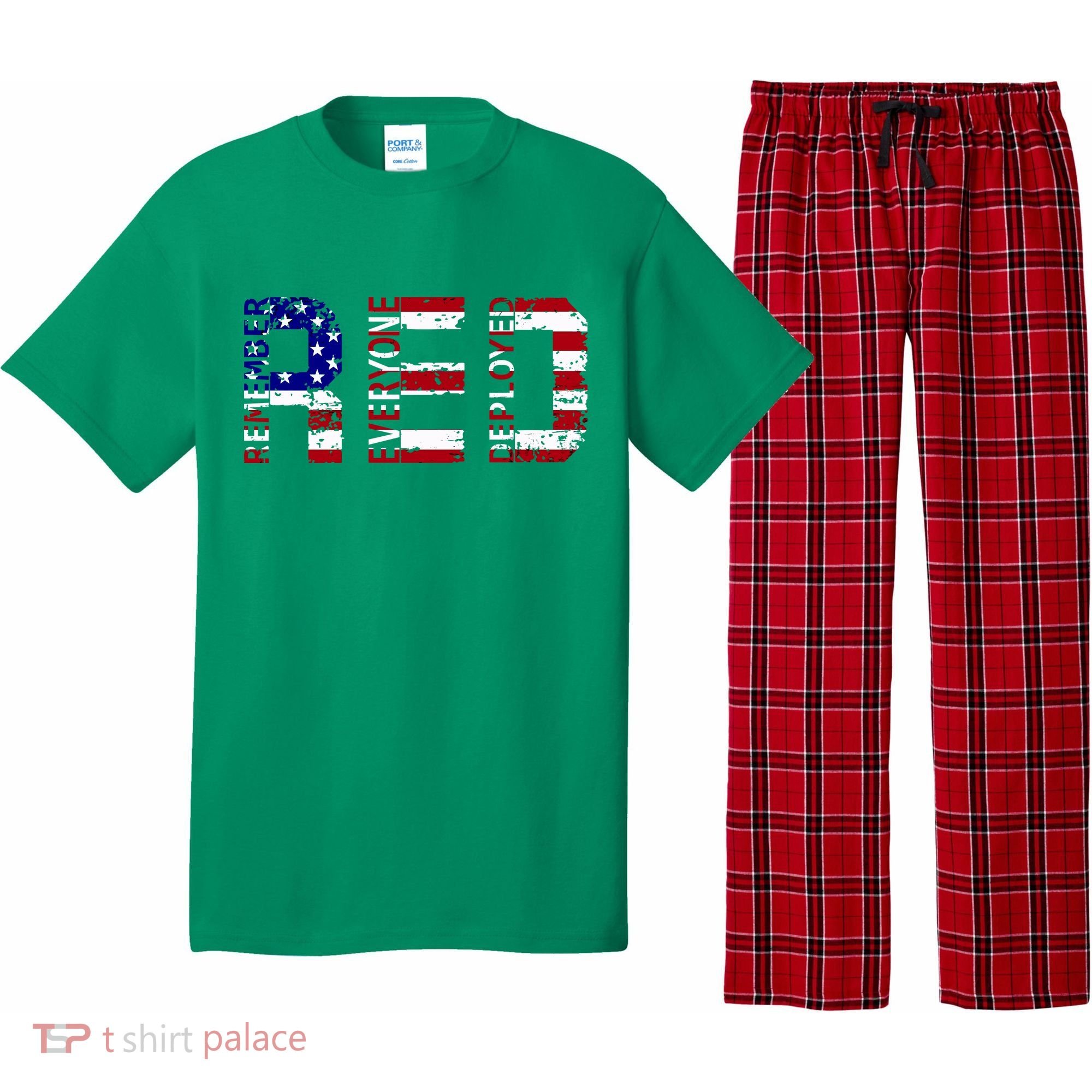 RED Remove Everyone Deployed Pajama Set