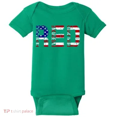 RED Remove Everyone Deployed Baby Bodysuit
