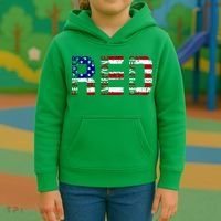 RED Remove Everyone Deployed Kids Hoodie thumb 3