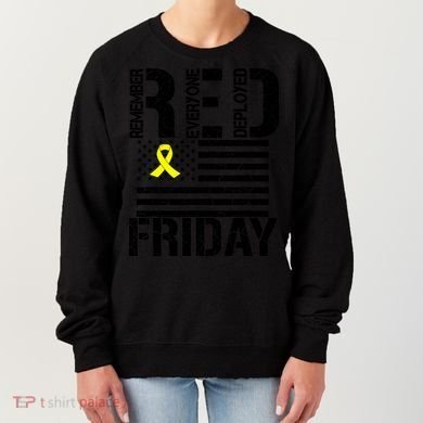 R.E.D. Remember Everyone Deployed Red Friday Women's Sweatshirt