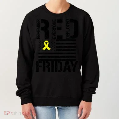 R.E.D. Remember Everyone Deployed Red Friday Women's Sweatshirt