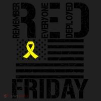 R.E.D. Remember Everyone Deployed Red Friday Women's Dry Zone Grid Polo thumb 2