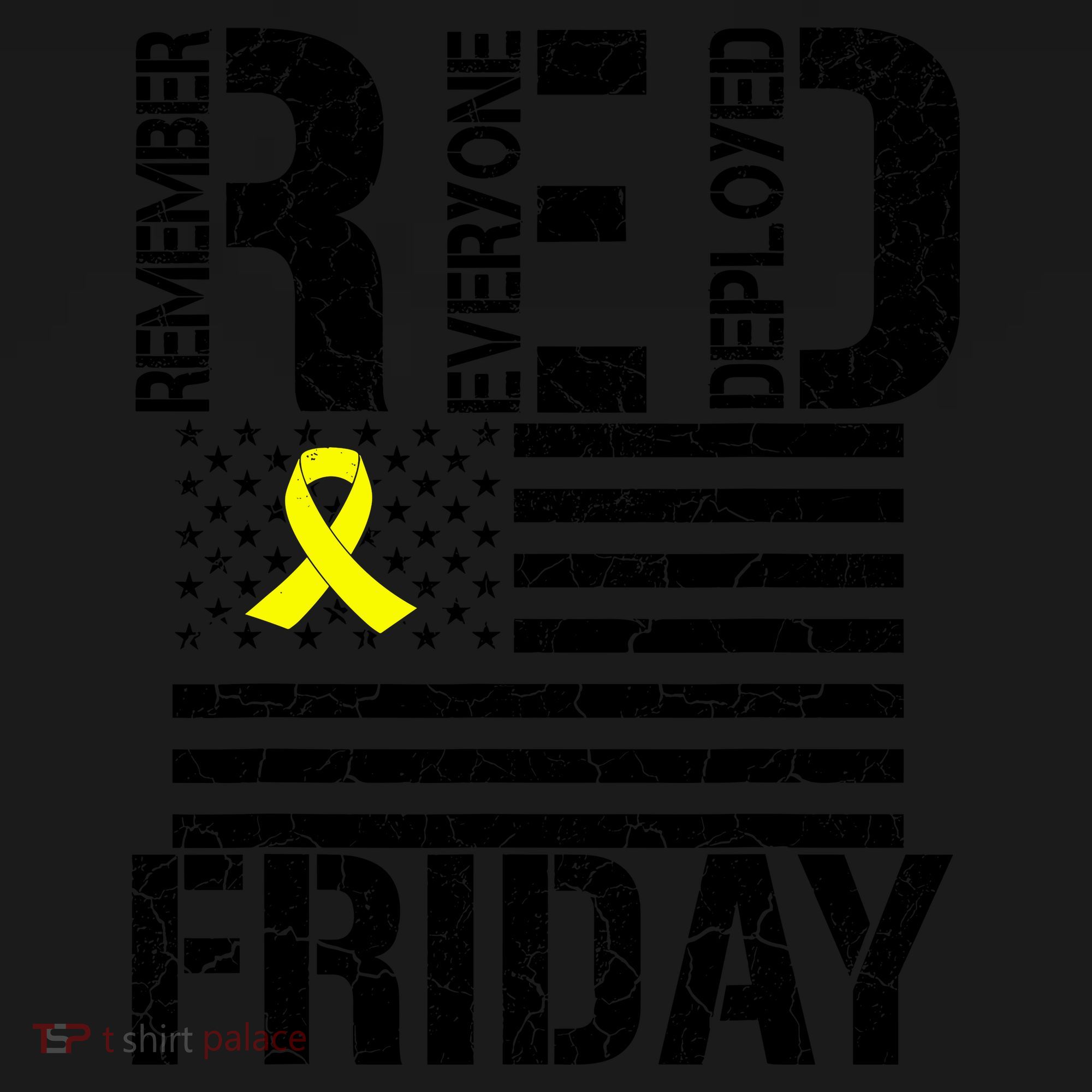 R.E.D. Remember Everyone Deployed Red Friday Sustainable Knit Beanie