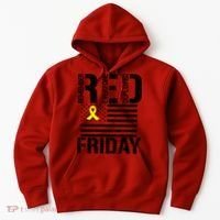 R.E.D. Remember Everyone Deployed Red Friday Hoodie thumb 0