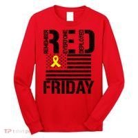 R.E.D. Remember Everyone Deployed Red Friday Long Sleeve Shirt thumb 0