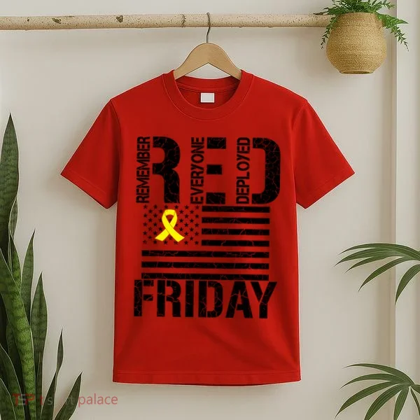 R.E.D. Remember Everyone Deployed Red Friday T-Shirt