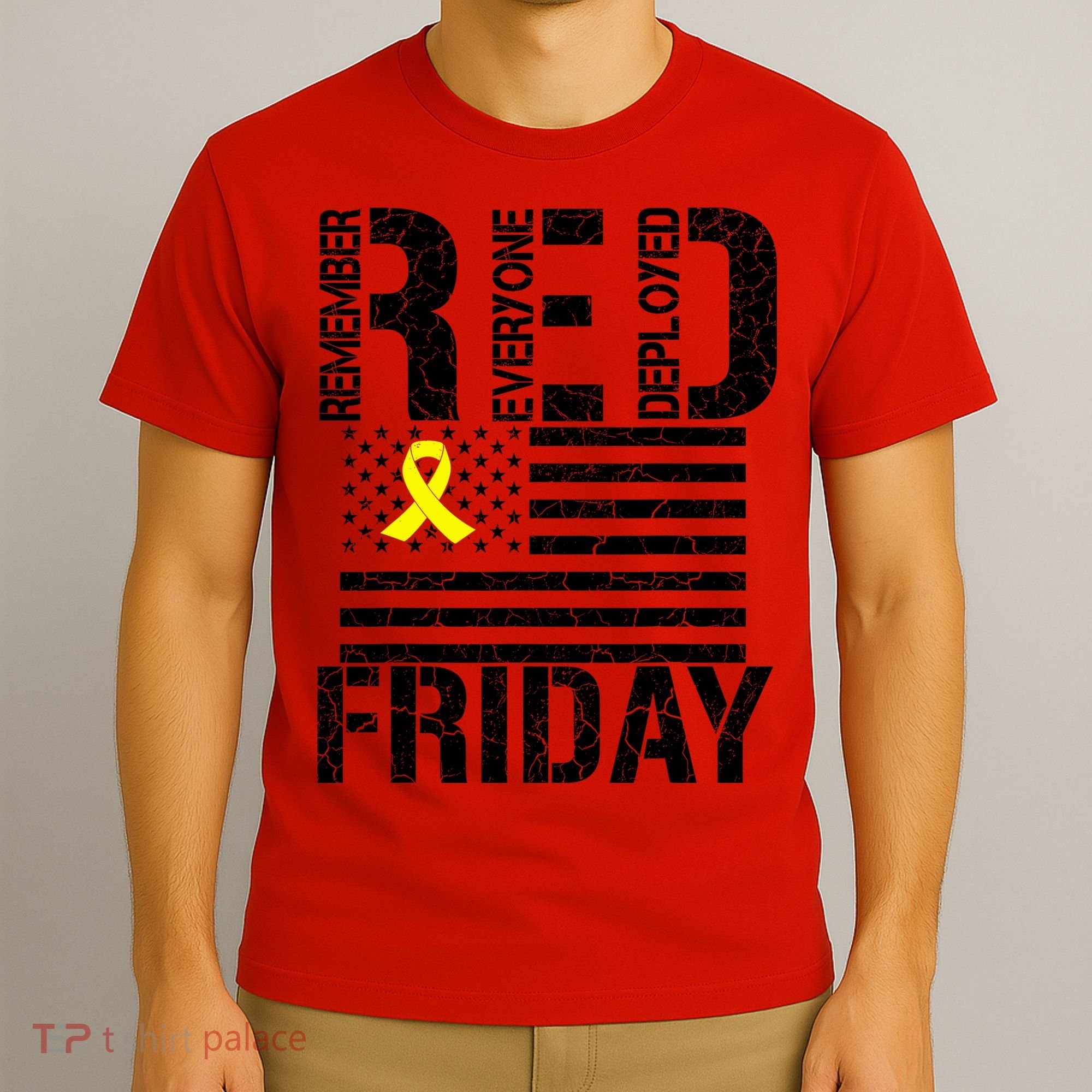R.E.D. Remember Everyone Deployed Red Friday T-Shirt
