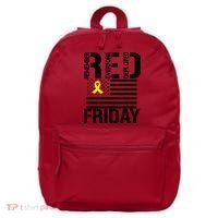 R.E.D. Remember Everyone Deployed Red Friday 16 in Basic Backpack thumb 0