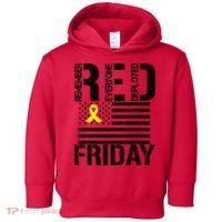 R.E.D. Remember Everyone Deployed Red Friday Toddler Hoodie thumb 0