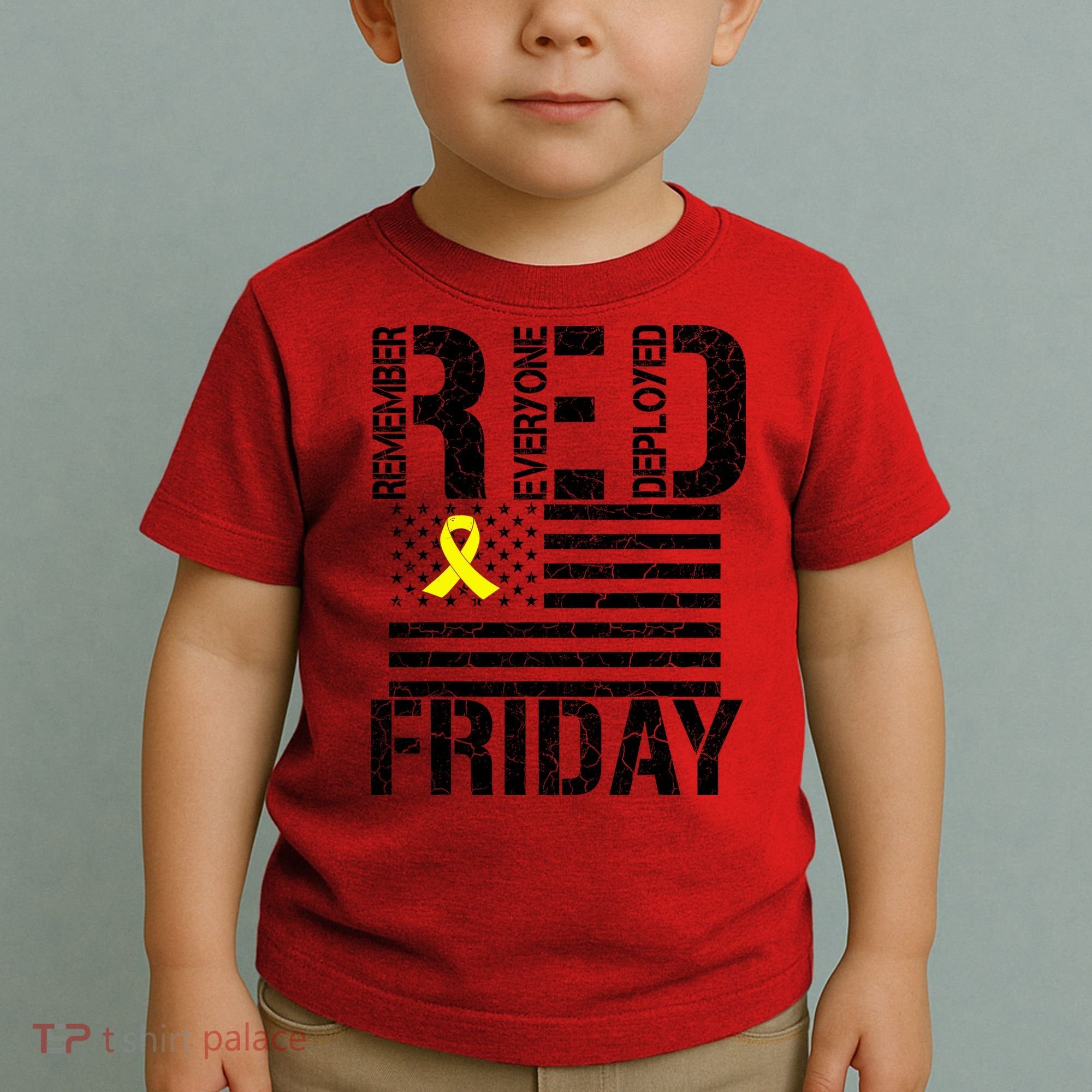 R.E.D. Remember Everyone Deployed Red Friday Toddler T-Shirt