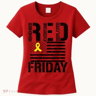 R.E.D. Remember Everyone Deployed Red Friday Women's T-Shirt
