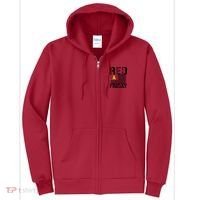 R.E.D. Remember Everyone Deployed Red Friday Full Zip Hoodie thumb 0