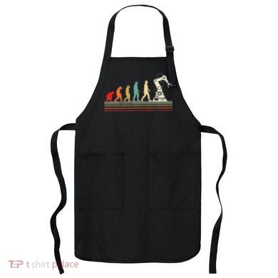 Robot Robotics Engineer Retro Vintage Apron