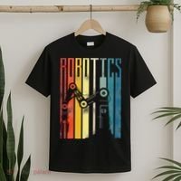 Robot Robotics Engineer Vintage Robotics T-Shirt thumb 2