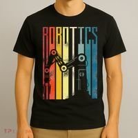 Robot Robotics Engineer Vintage Robotics T-Shirt thumb 3
