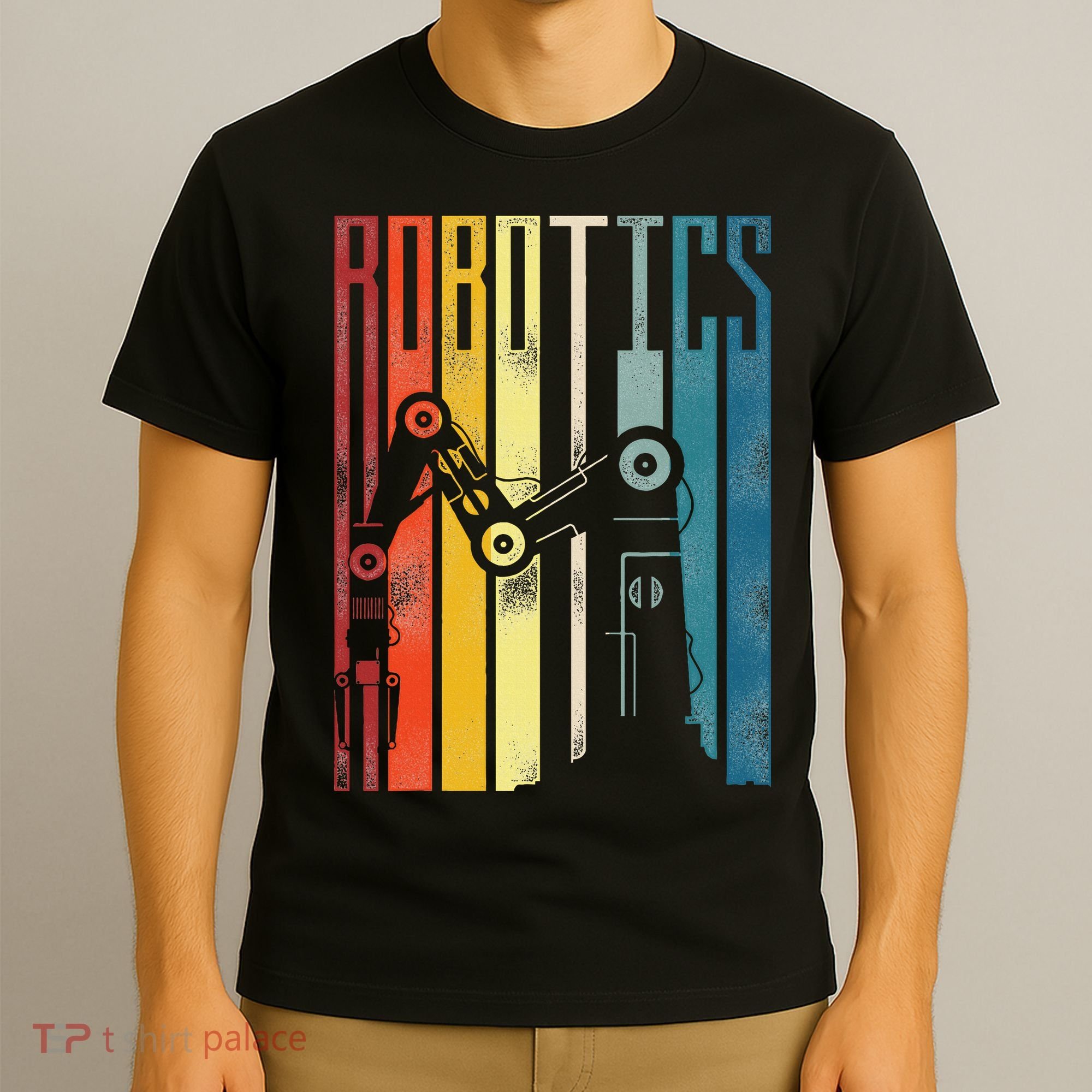 Robot Robotics Engineer Vintage Robotics T-Shirt