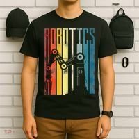 Robot Robotics Engineer Vintage Robotics T-Shirt thumb 6