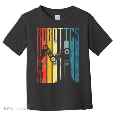 Robot Robotics Engineer Vintage Robotics Toddler T-Shirt