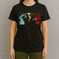 Robot Robotics Engineer Retro Vintage T-Shirt thumb 4