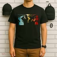 Robot Robotics Engineer Retro Vintage T-Shirt thumb 6