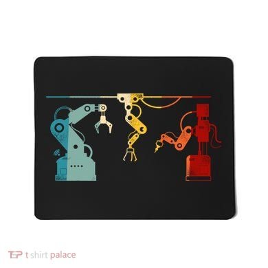 Robot Robotics Engineer Retro Vintage Mousepad