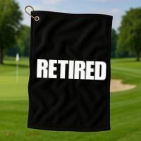 Retired Golf Towel thumb 1
