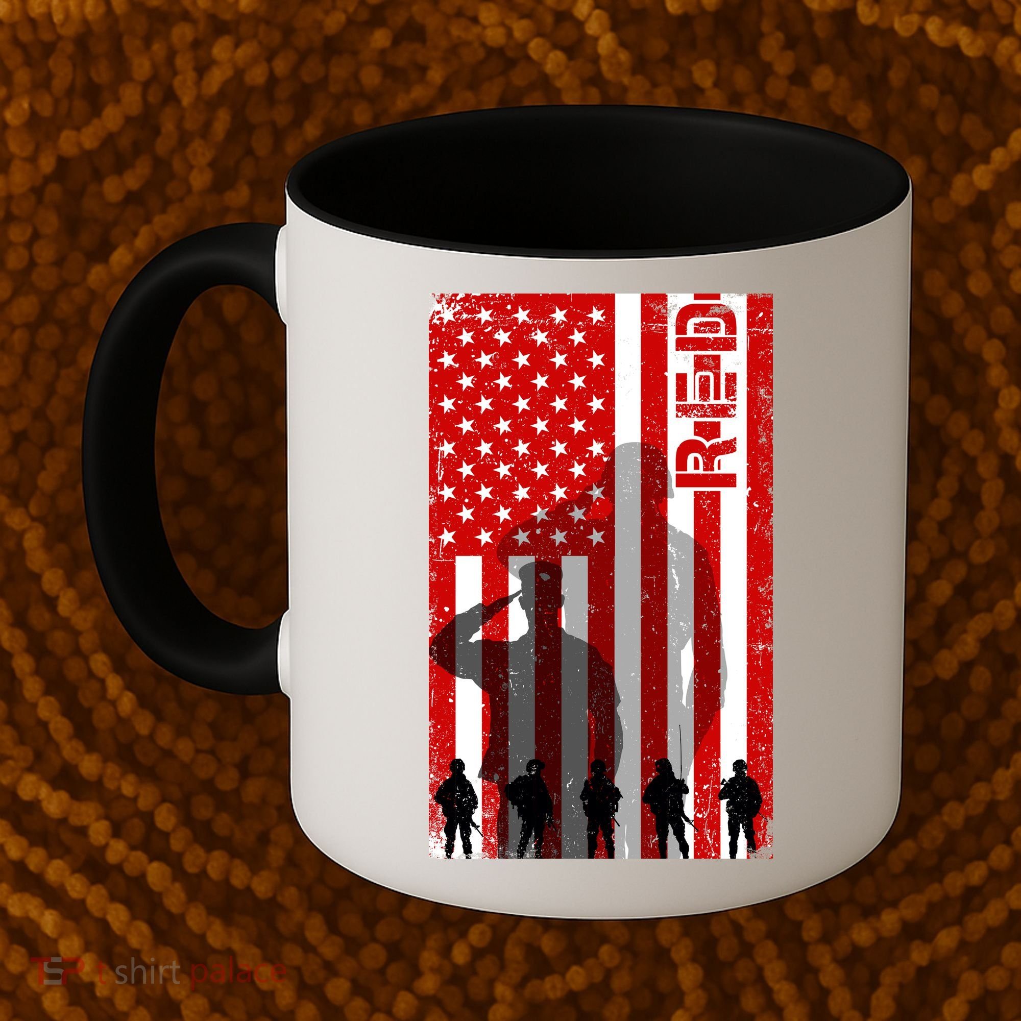 RED Remeber Everyone Deployed Support Military Troops Coffee Mug