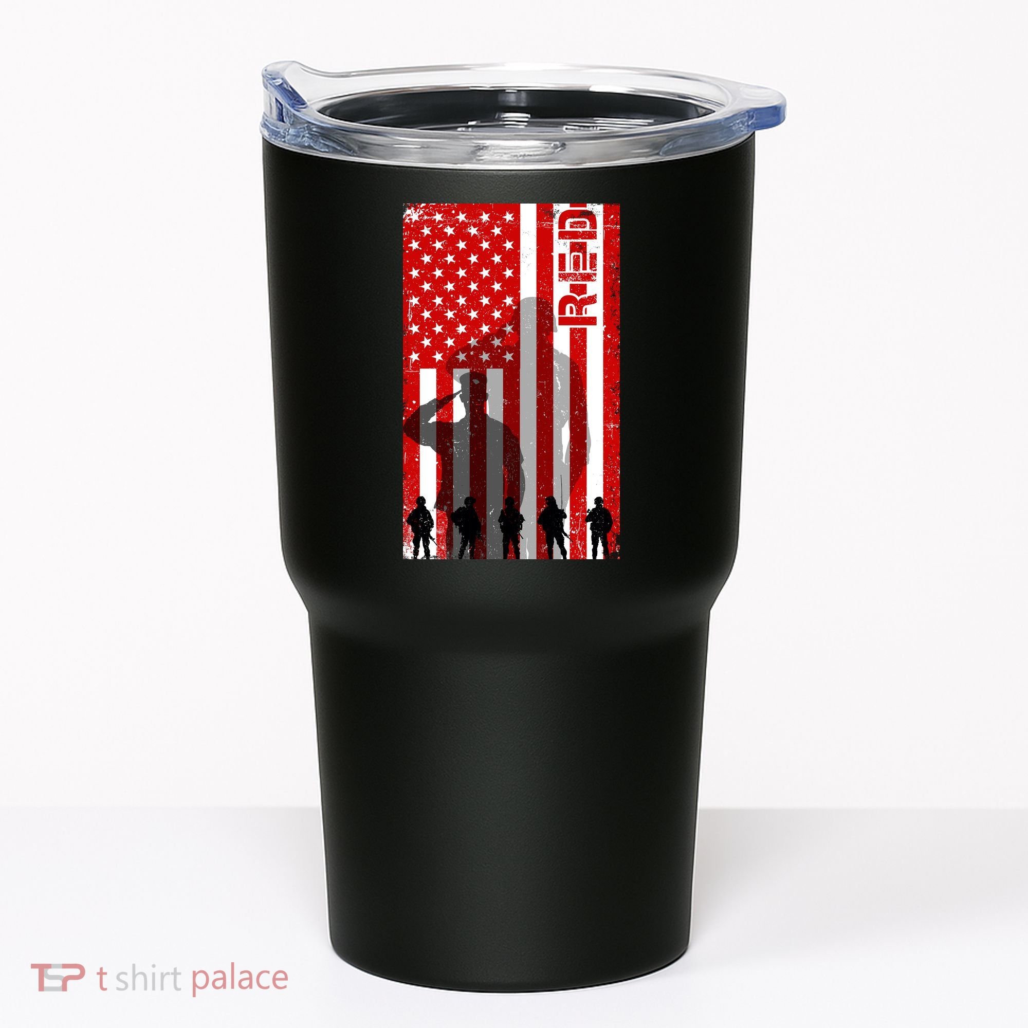 RED Remeber Everyone Deployed Support Military Troops Tumbler