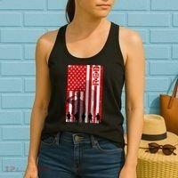 RED Remeber Everyone Deployed Support Military Troops Women's Tank Top thumb 2