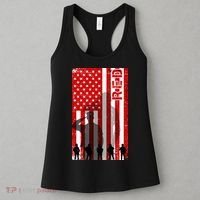 RED Remeber Everyone Deployed Support Military Troops Women's Tank Top thumb 3