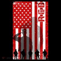 RED Remeber Everyone Deployed Support Military Troops Toddler Hoodie thumb 2