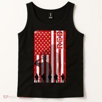 RED Remeber Everyone Deployed Support Military Troops Tank Top thumb 2